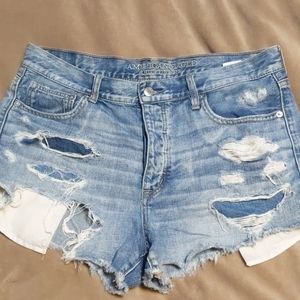 American Eagle Vintage hi-rise festival shorts